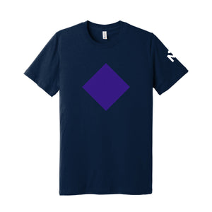 Navy Blue Diamond T-shirt